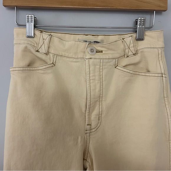 Madewell The Emmett Wide-Leg Pants Garment Dyed Edition in Sand - Picture 5 of 9